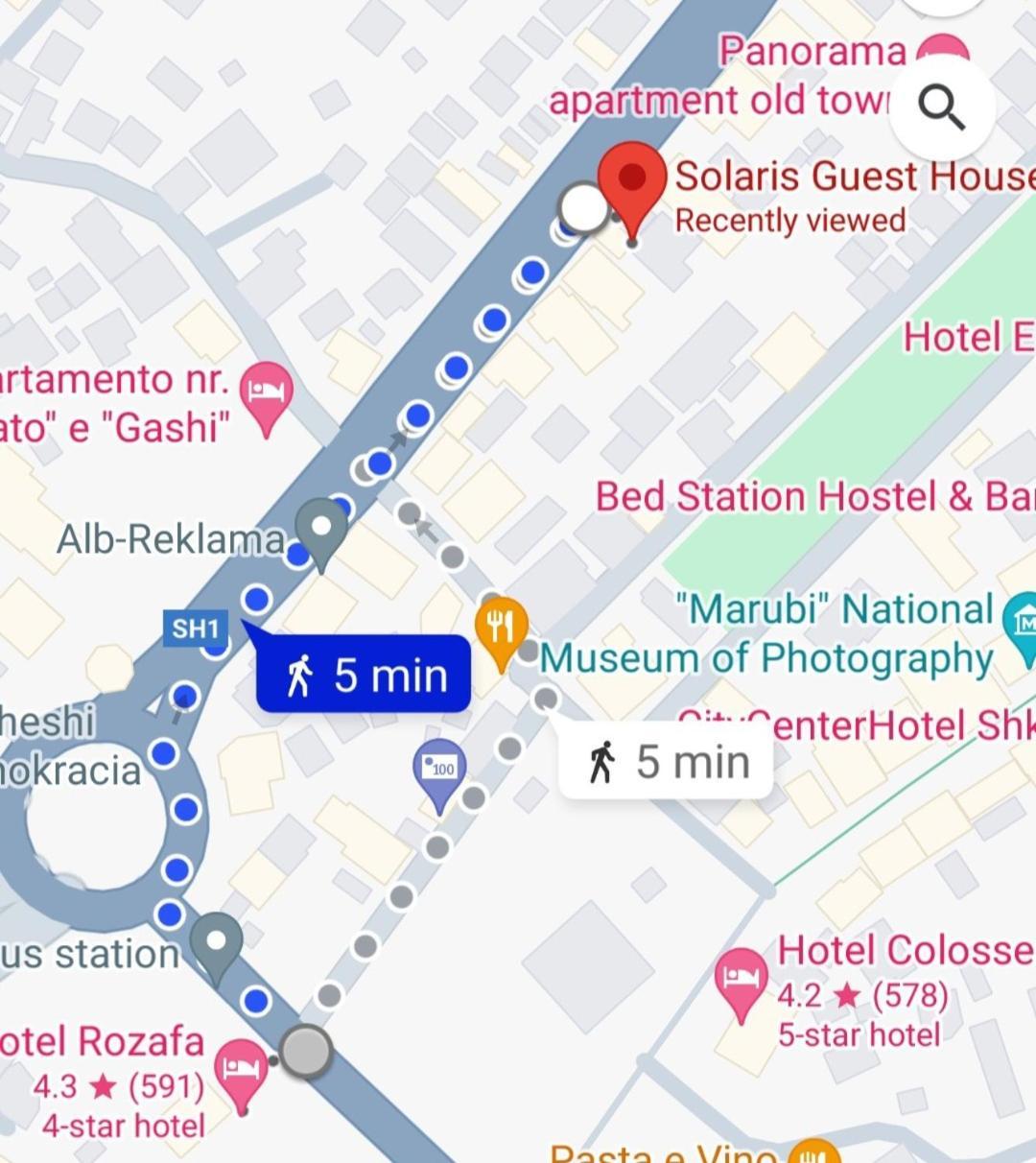 Solaris Guest House Shkodër Eksteriør billede